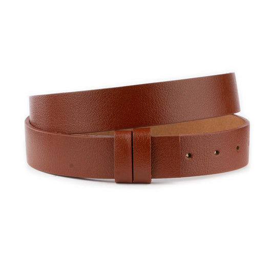 Tan Adjustable Buckle Strap For Dunhill Buckles Replacement Leather 3.2 Cm