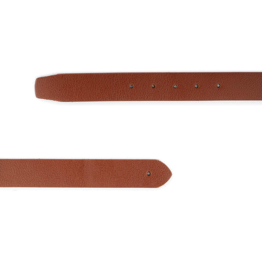 Tan Buffalo Leather Strap For Dunhill Buckles For Belt 3.2 Cm
