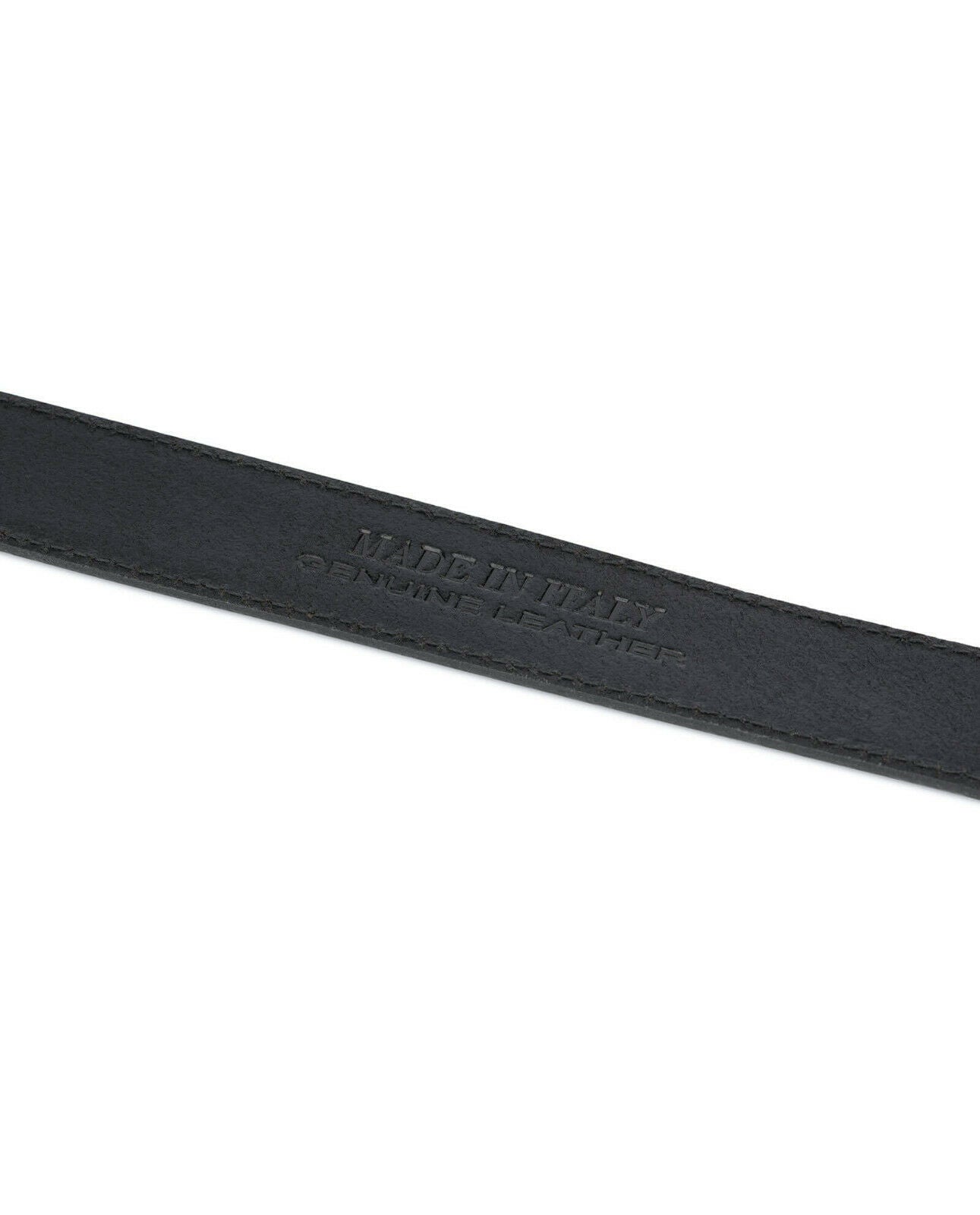 Replacement Leather Belt Strap For Louis Vuitton Buckles 35 Mm Black Calfskin