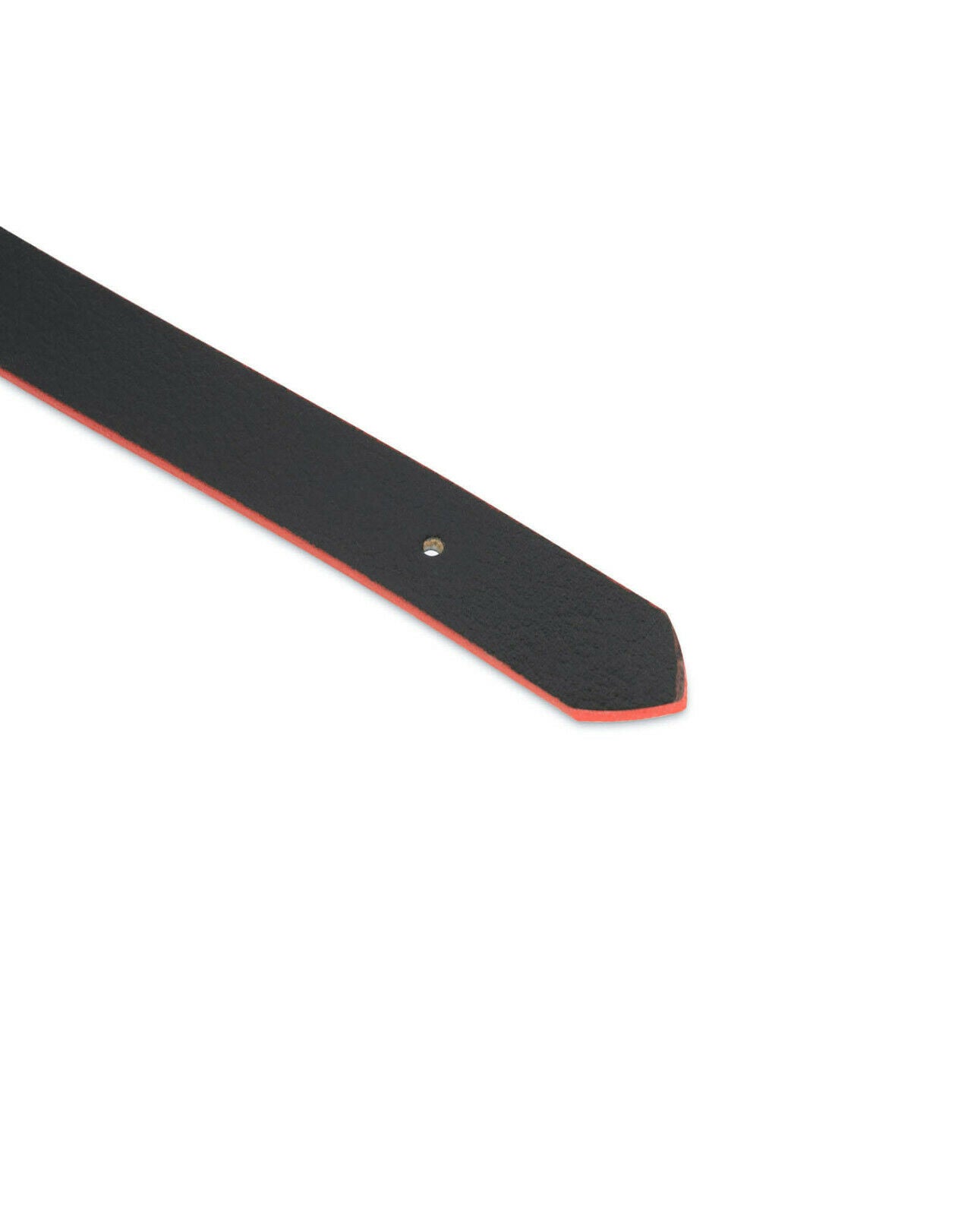 Black Leather Belt Straps For Dunhill 1 Inch Mens Womens Red Edges 25 mm