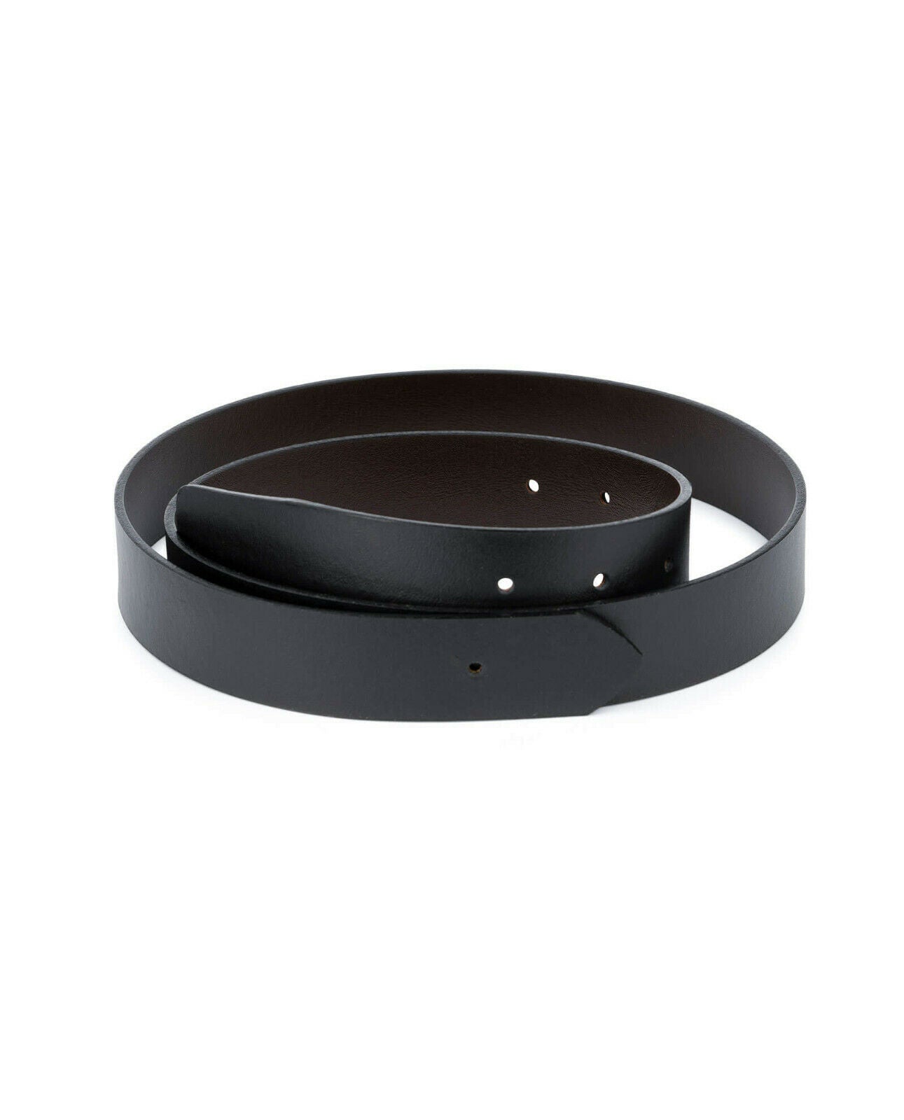 Brown Black Reversible Belt Strap For Ferragamo Buckles 35 Mm Replacement Real