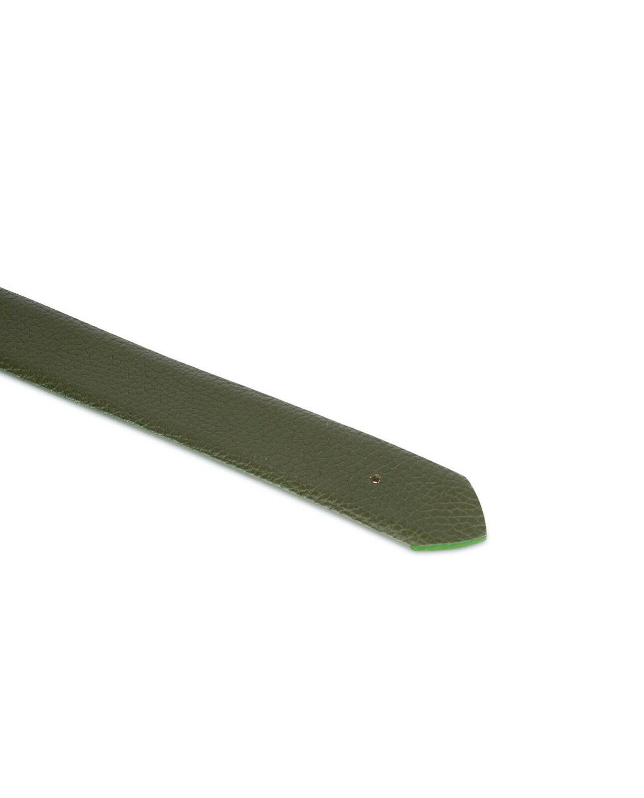 Mens Green Leather Belt Straps For Ferragamo Buckles Replacement 35mm