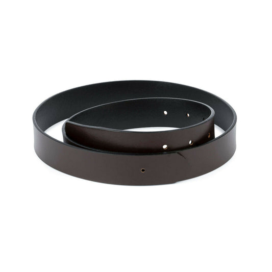 Brown Black Reversible Belt Strap For Ferragamo Buckles 35 Mm Replacement Real