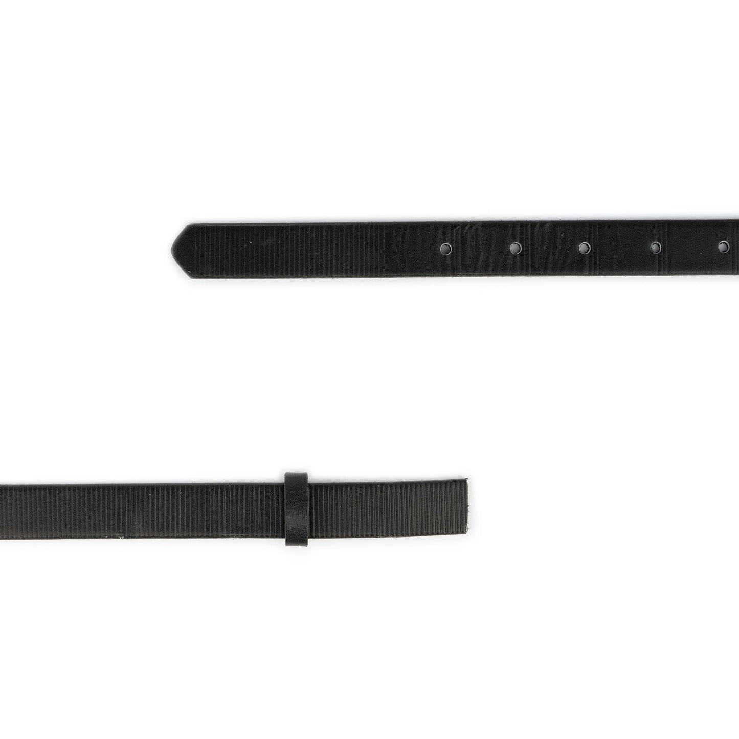 3/4 Inch Black Belt Strap For Montblanc Buckle Stripe Emboss