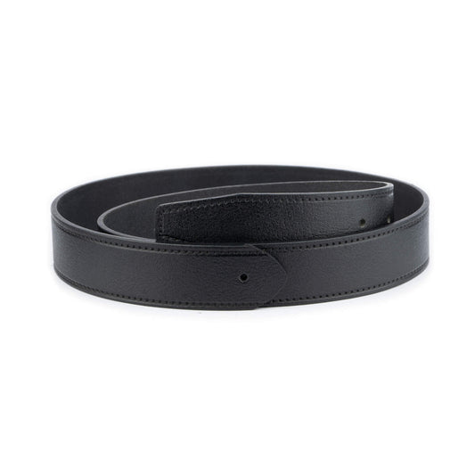 Replacement Belt Strap Leather Black Mens For Dunhill Buckle