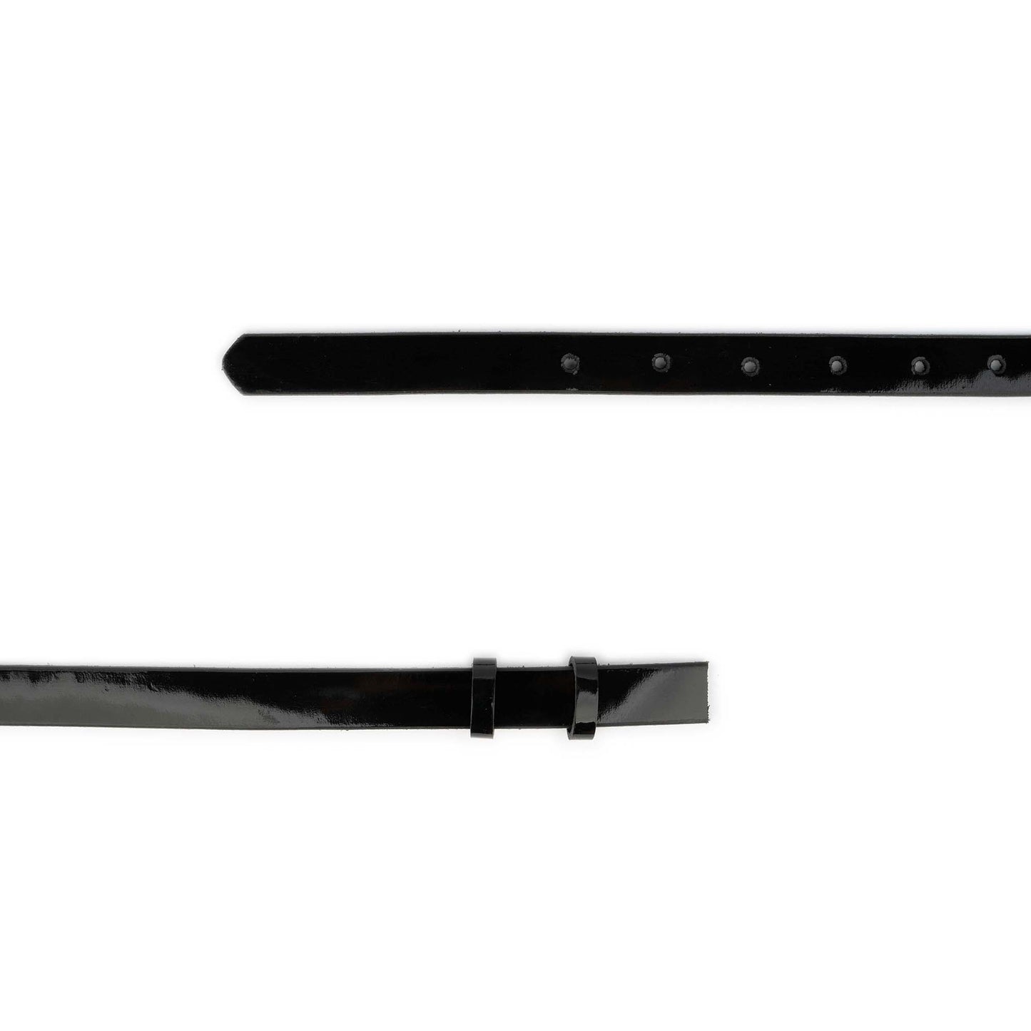 5/8 Inch Black Patent Belt Strap For Montblanc Buckles Replacement For Buckle