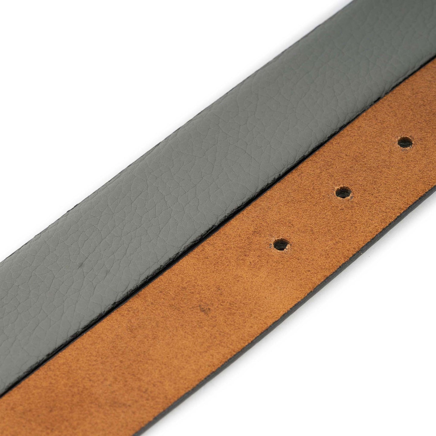Light Gray Mens Belt Strap For Dunhill Buckles