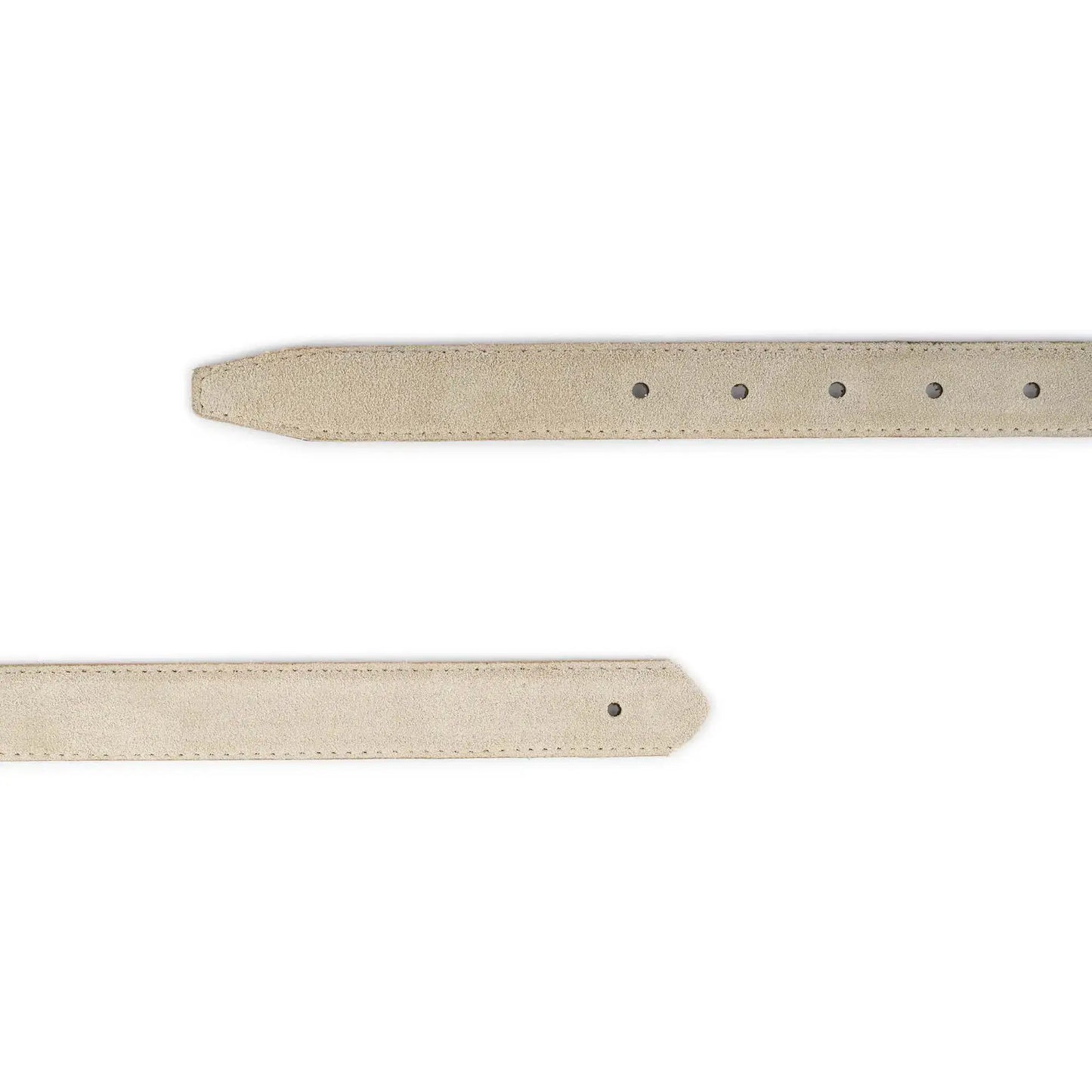 Beige Suede Belt Strap 1 inch – Replacement for Ferragamo Buckle