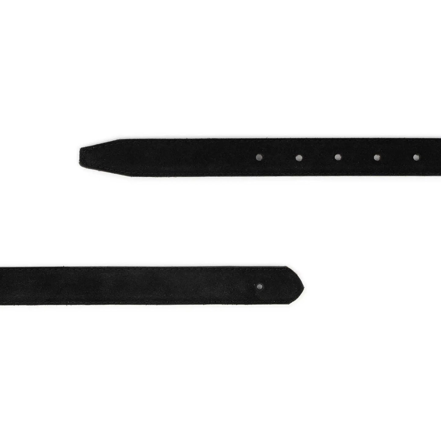 Black Suede Belt Strap 1 inch Replacement - Compatible With Ferragamo Buckles