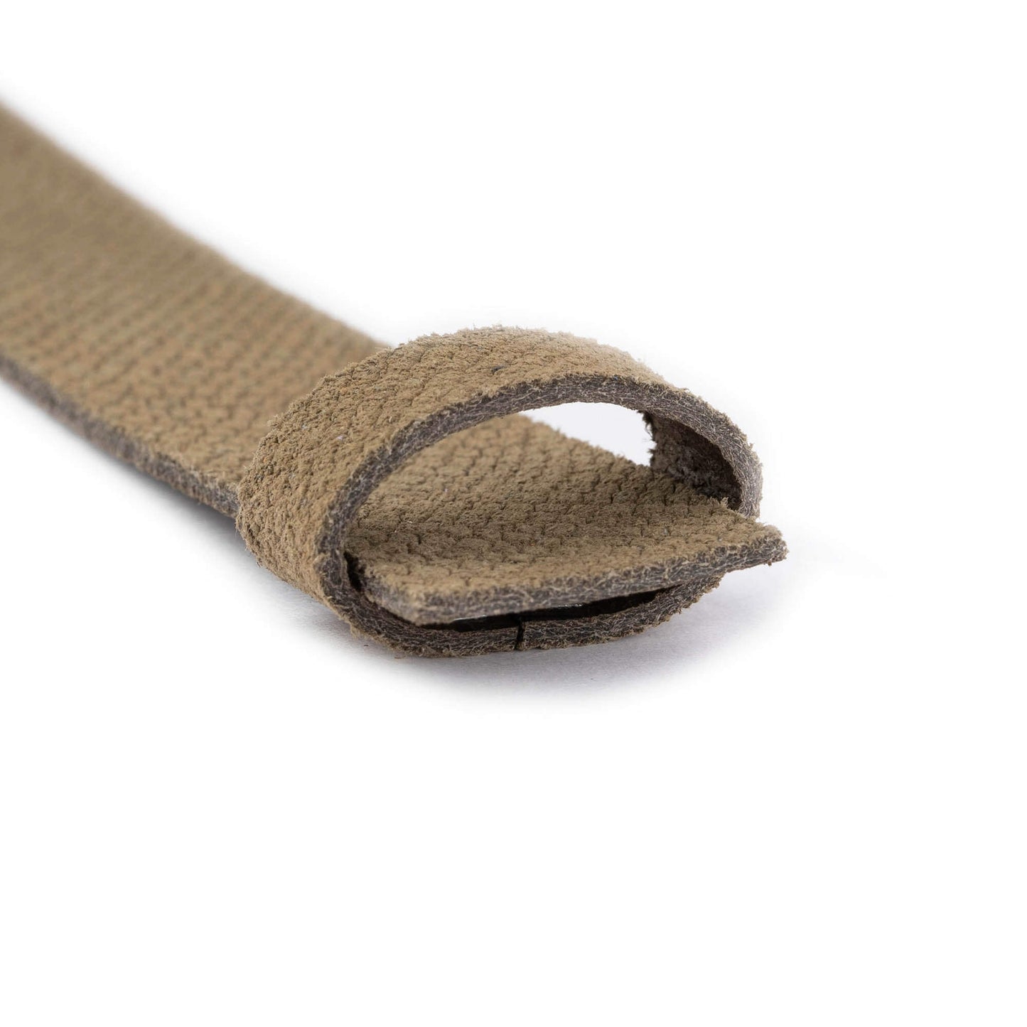 Khaki Green Suede Snake Emboss Belt Strap For Dunhill Buckles Replacement 2.5 cm