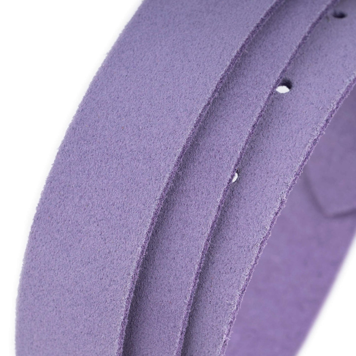 Lilac Suede Belt Strap For Ferragamo Buckles Replacement 2.5 cm