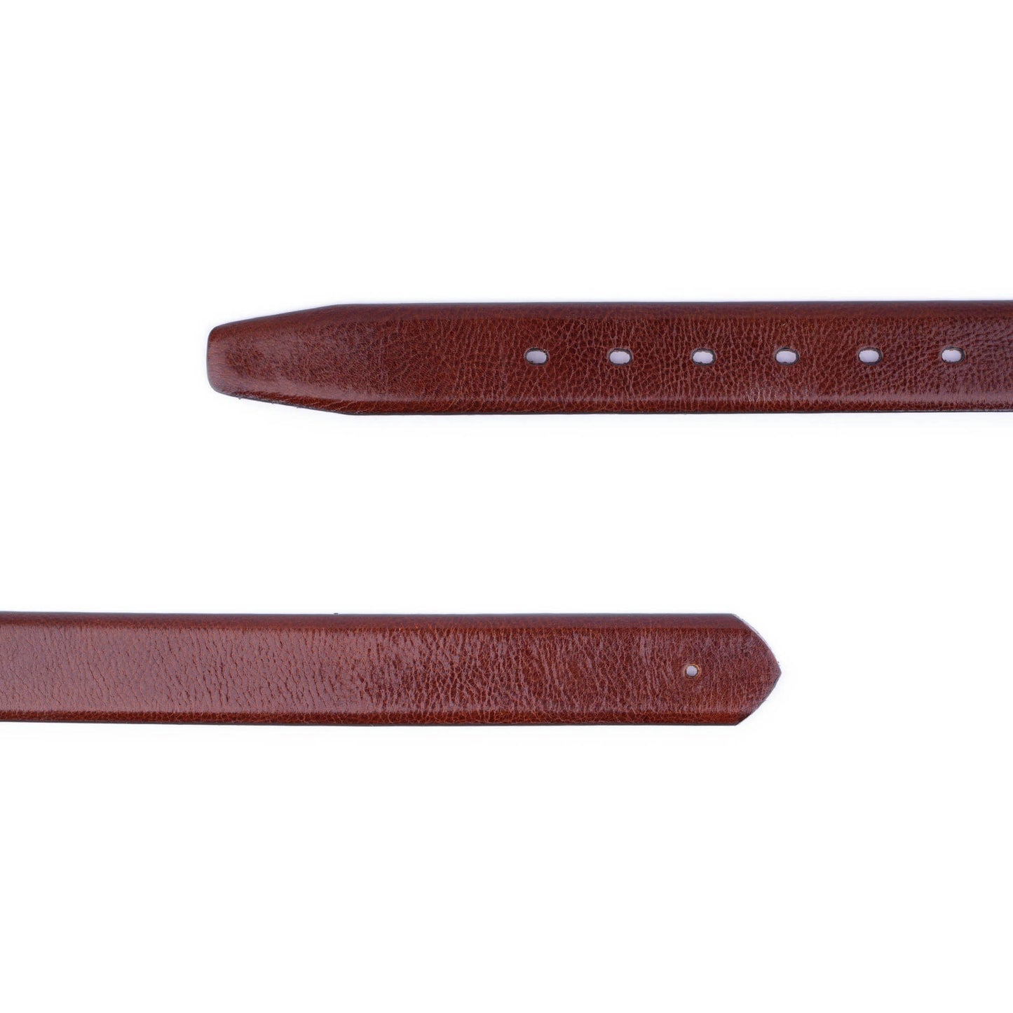 Mens Cognac Leather Belt Strap For Ferragamo Designer Buckles 3.5 Cm Replacement