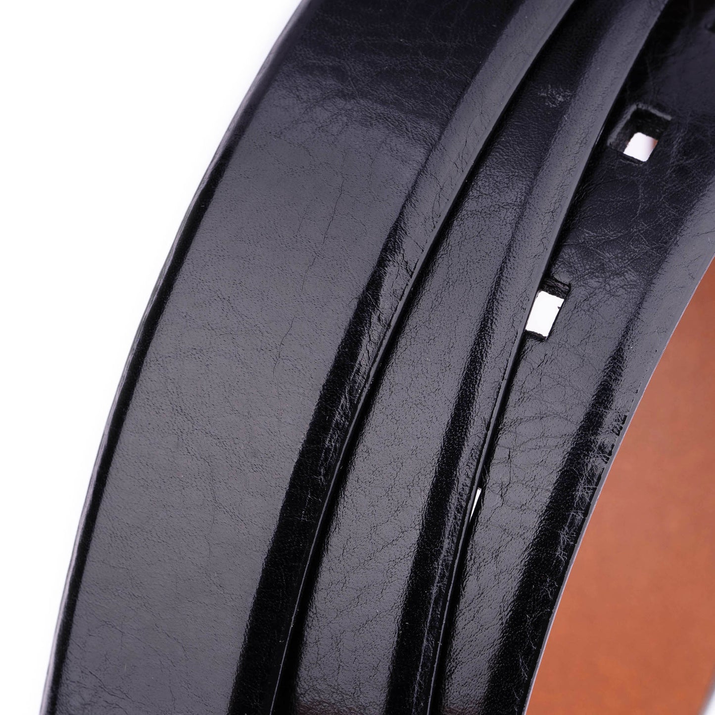 Mens High Quality Black Belt Strap For Montblanc Without Buckle Replacement