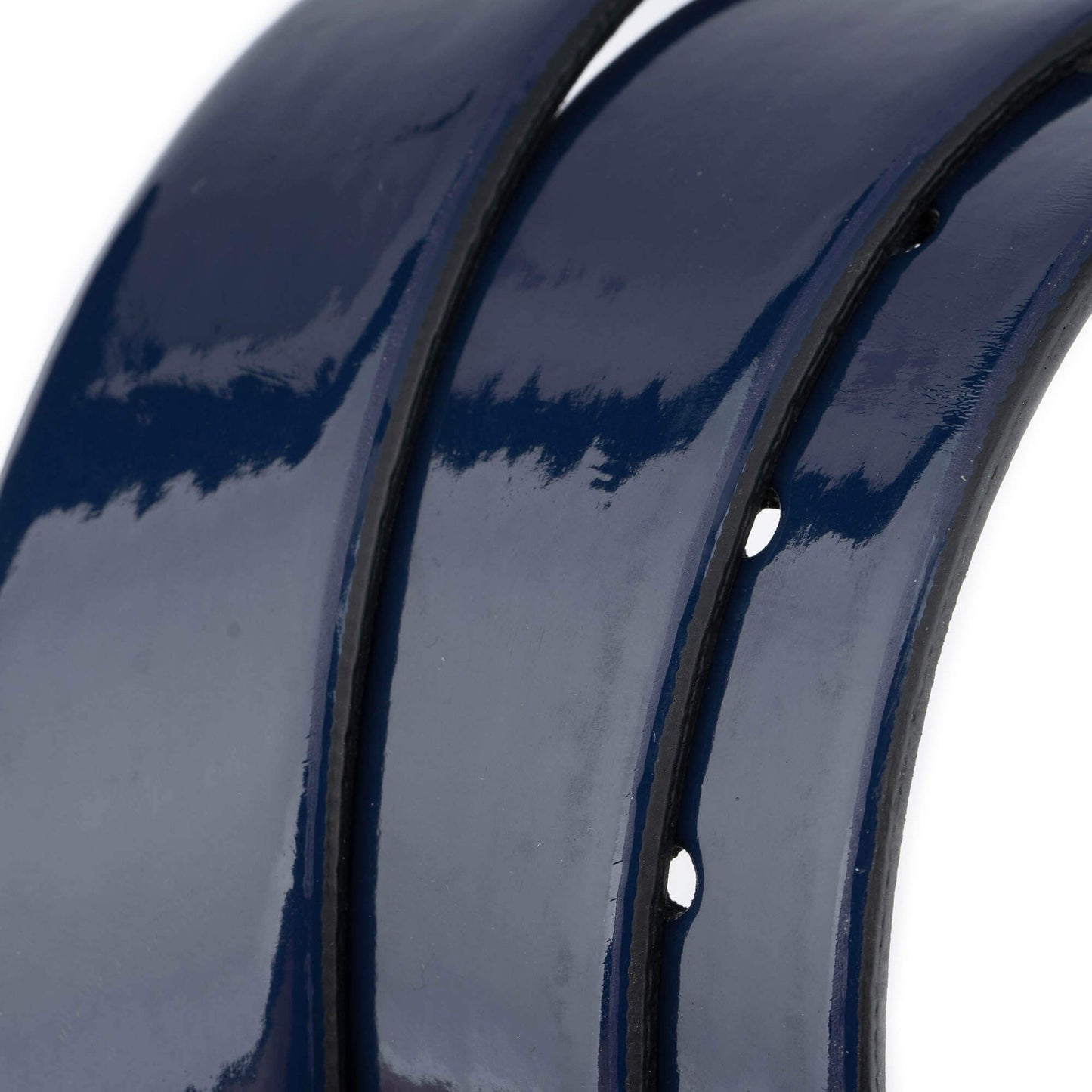 Mens Luxury Belt Blue Patent Leather 3.5 cm