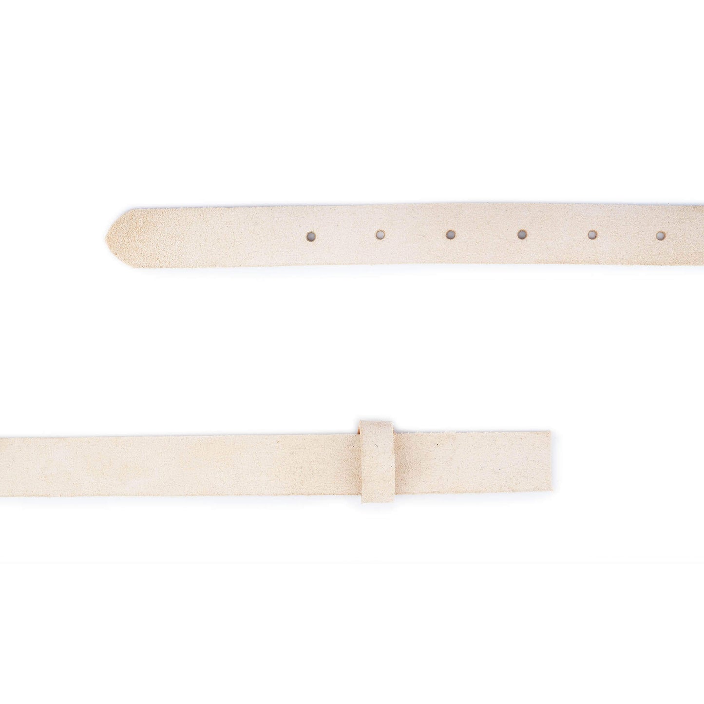 Natural Color Suede Belt Strap For Dunhill Buckles Replacement 2.5 cm