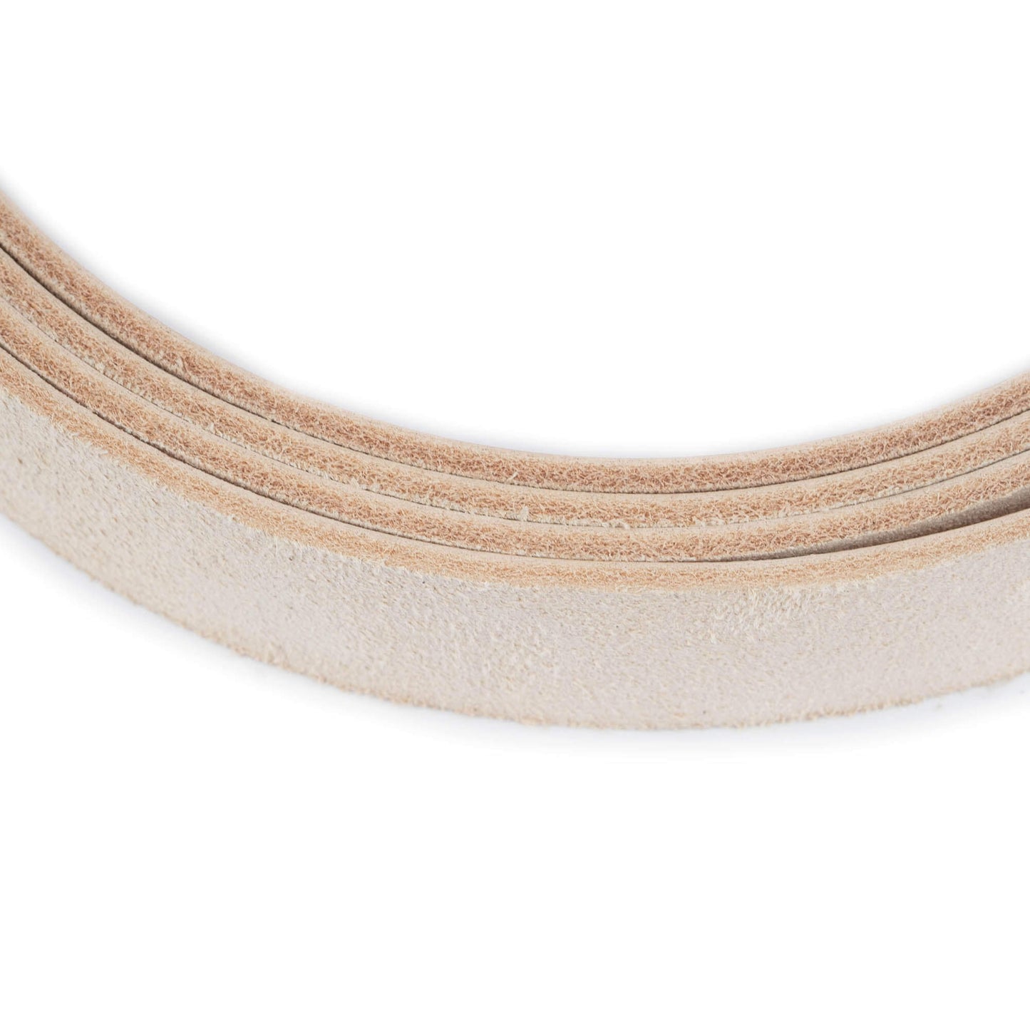 Natural Color Suede Belt Strap For Ferragamo Buckles Replacement 2.5 cm