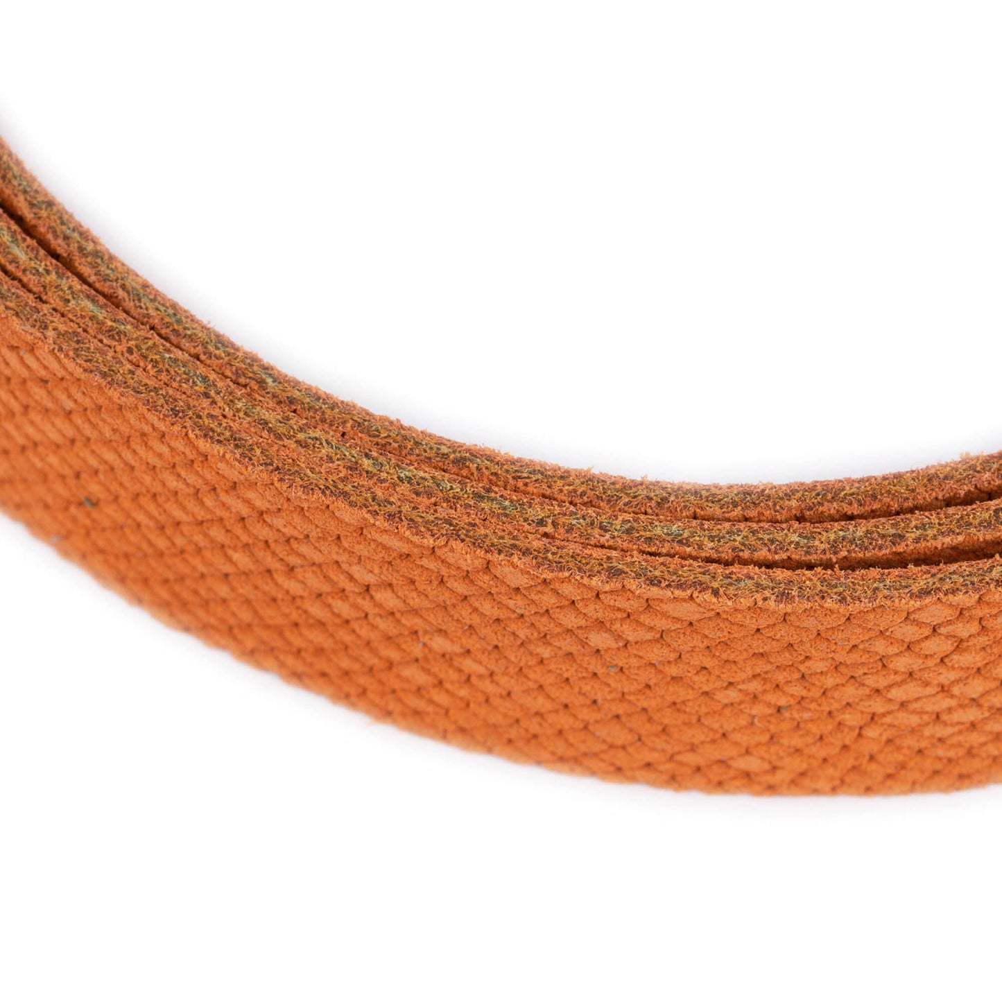 Orange Suede Suede Snake Emboss Belt Strap For Dunhill Buckles Replacement 2.5 cm