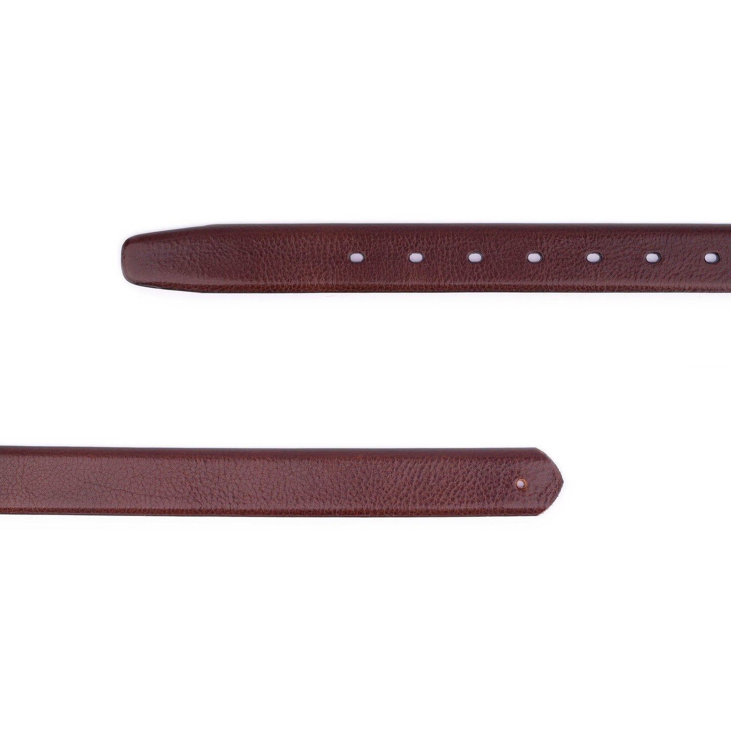 Mens Cognac Leather Dark Brown Belt Strap For Dunhill Buckles Replacement