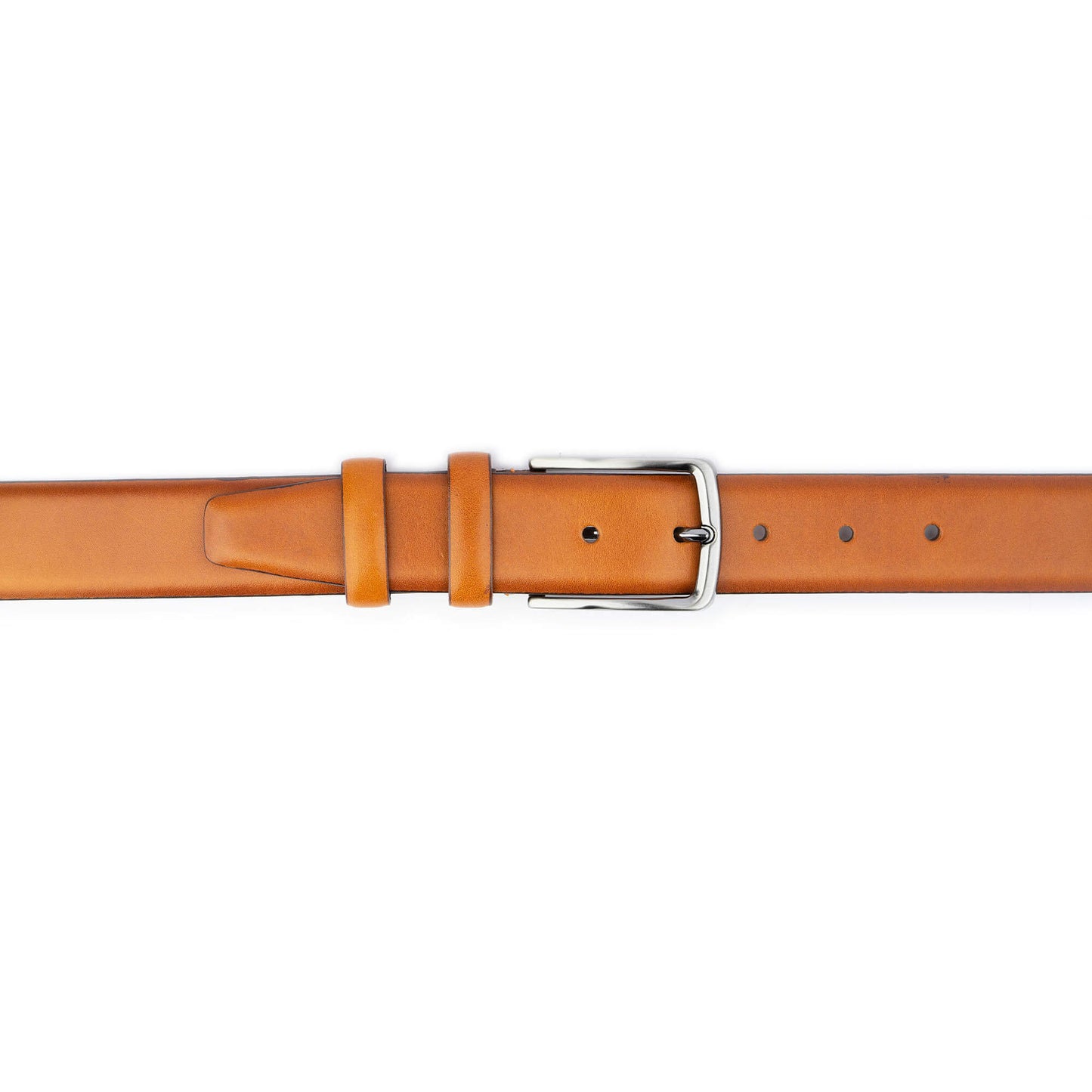 Top Quality Tan Mens Leather Dress Belt 3.5 cm