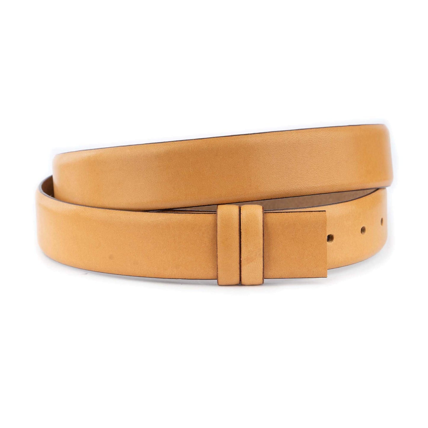 Adjustable Belt Strap For Montblanc Buckles Sand Color Leather