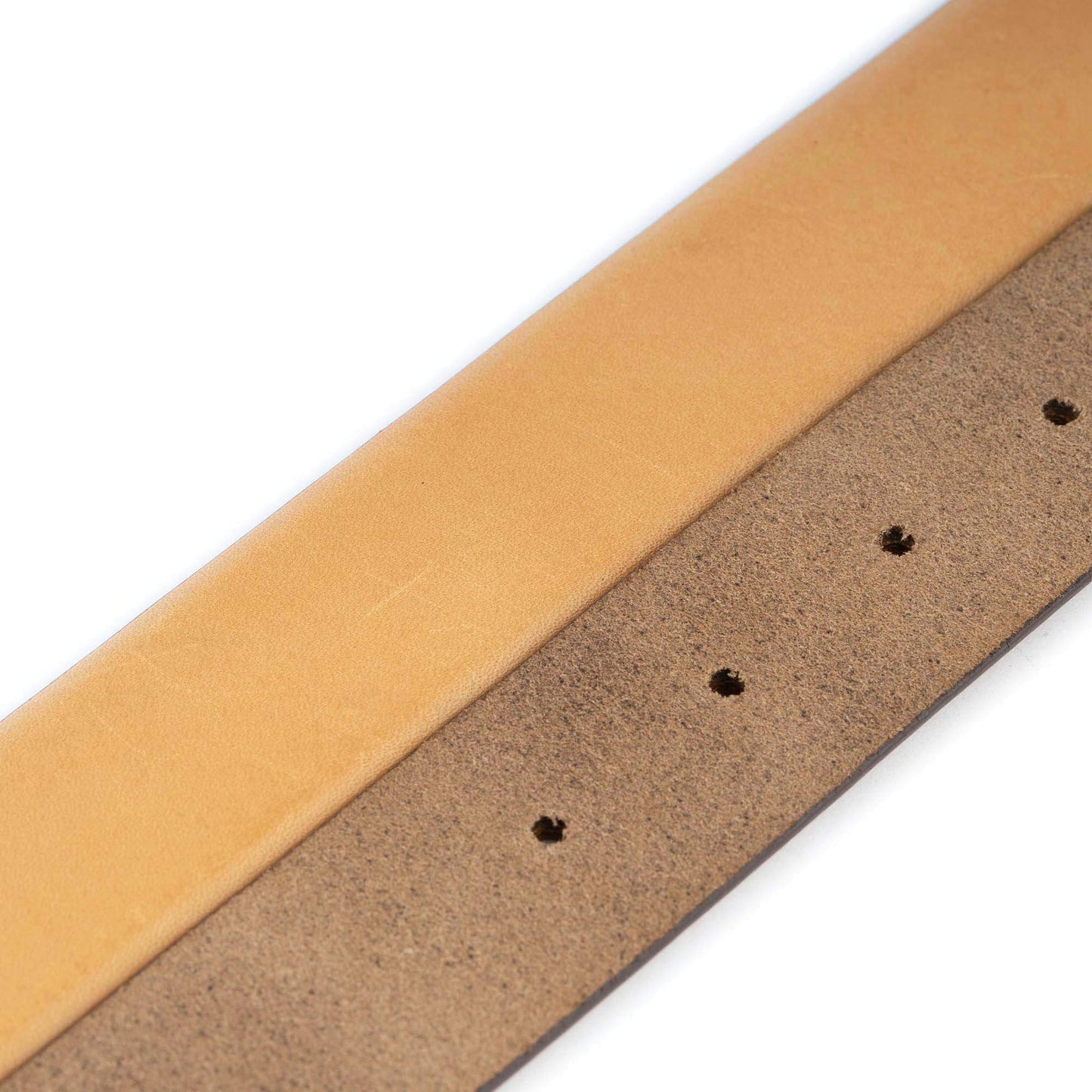 Adjustable Belt Strap For Dunhill Buckles Sand Color Leather