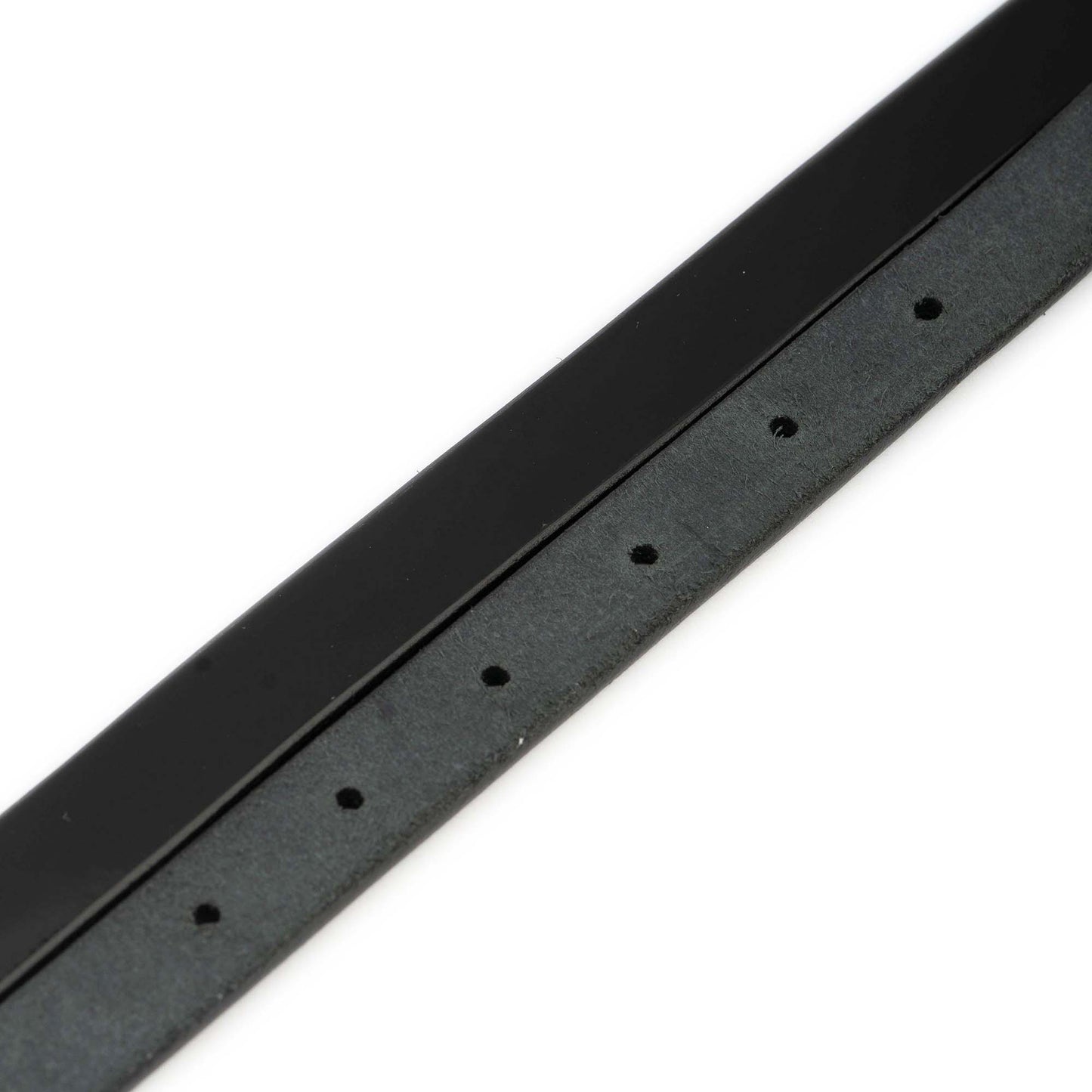 Black Patent Leather Belt Strap For Ferragamo Buckles 1.5 Cm Replacement