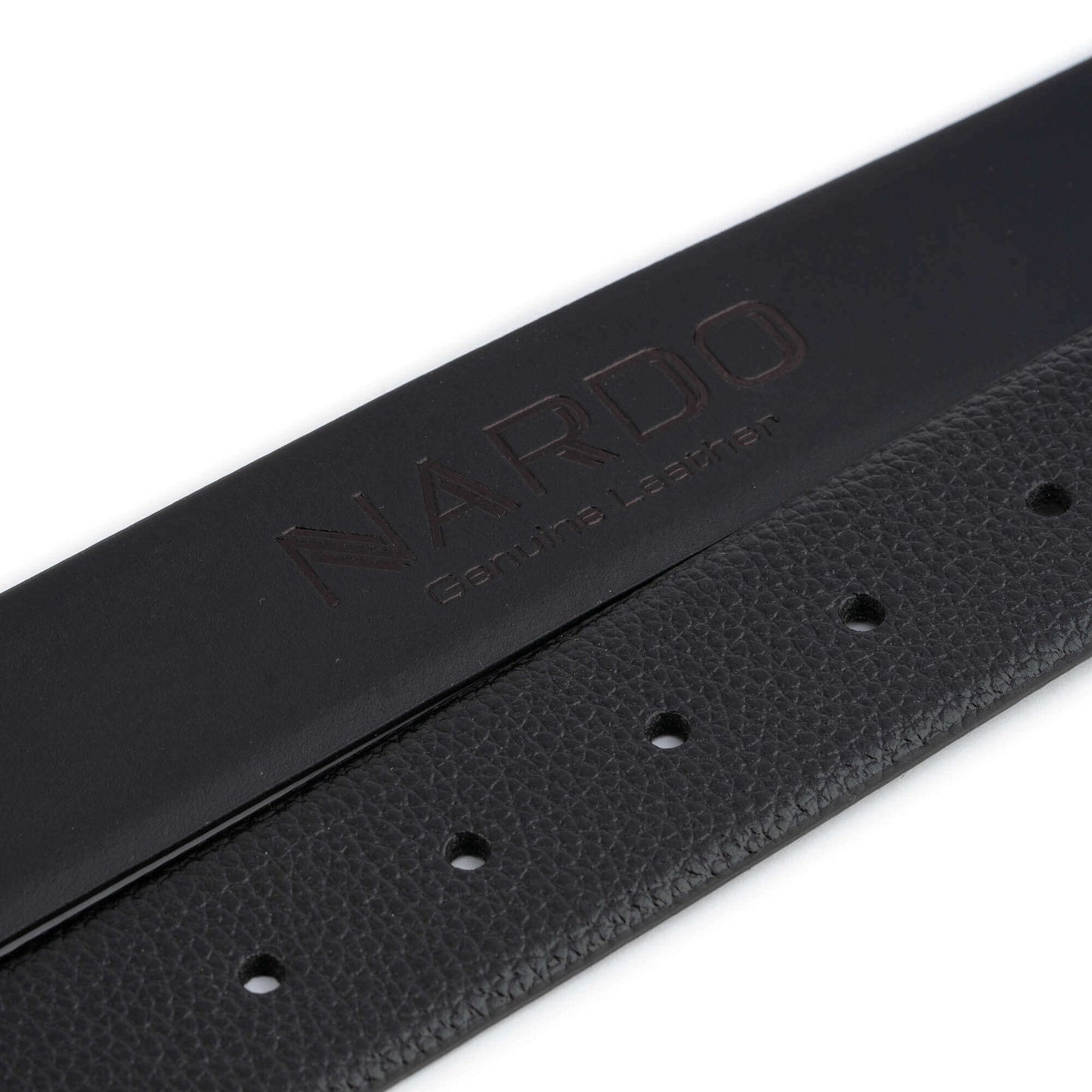 Black Pebble Leather Belt Strap For Montblanc Mens Buckle Replacement