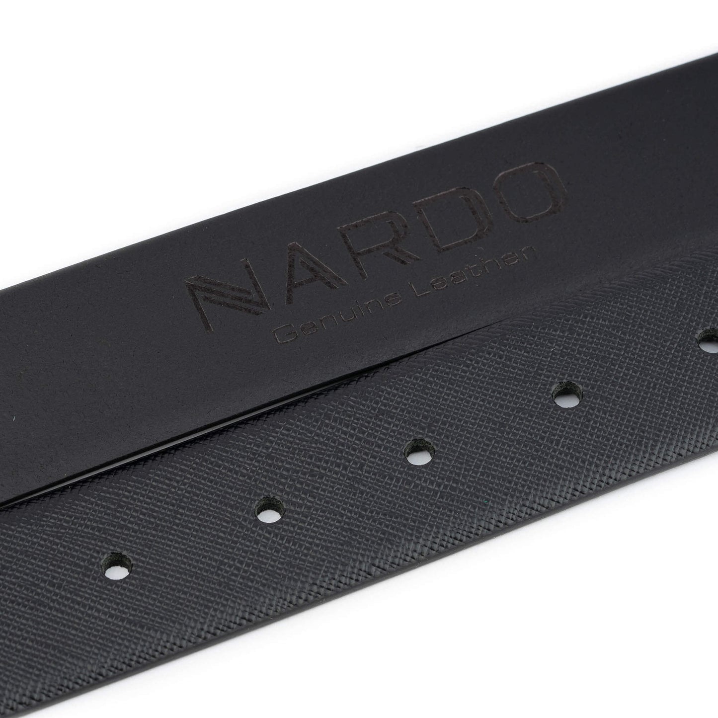 Black Saffiano Belt Leather Straps For Ferragamo Mens Buckle Replacement