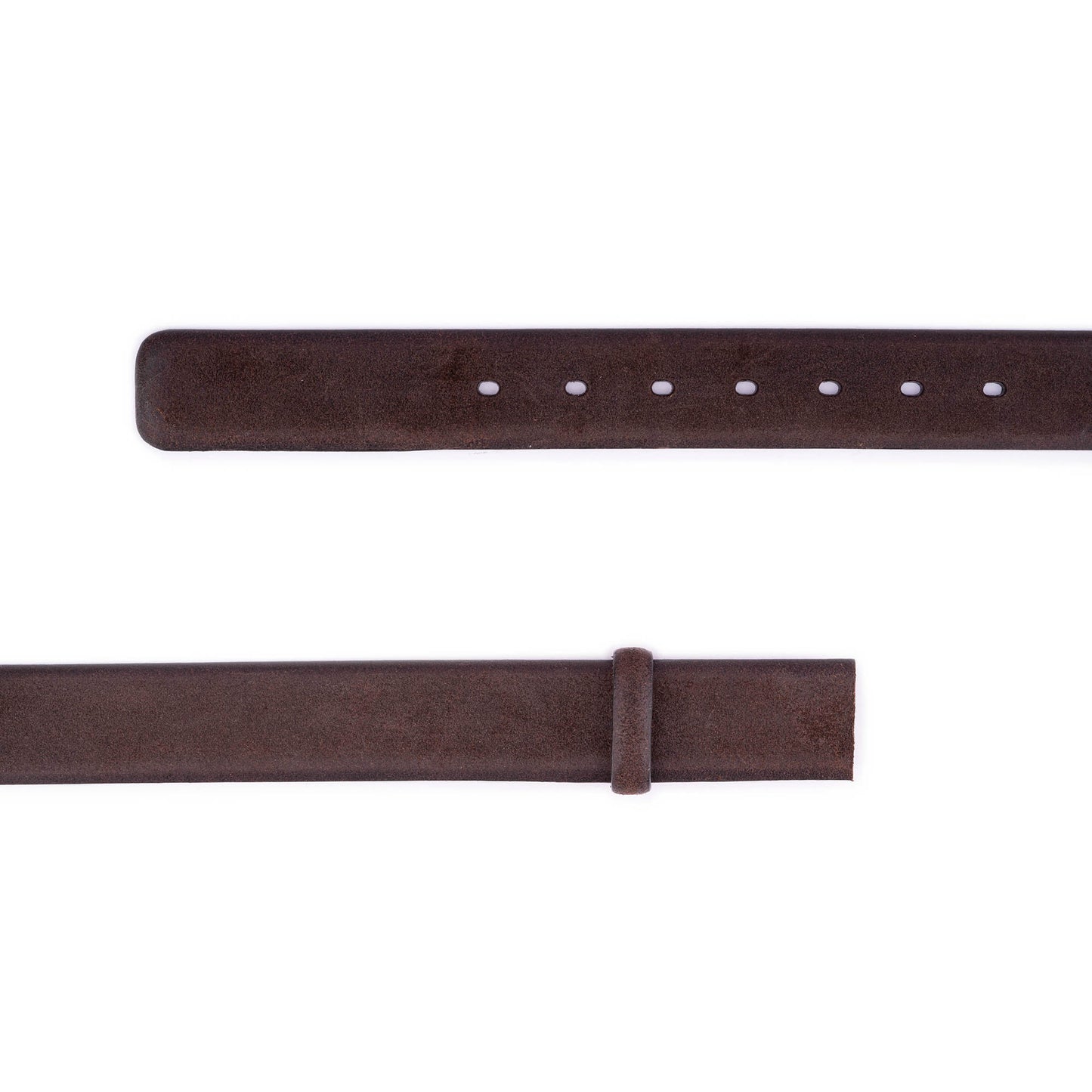 Brown Crazy Horse Leather Belt Strap For Ferragamo Mens Buckle Replacement