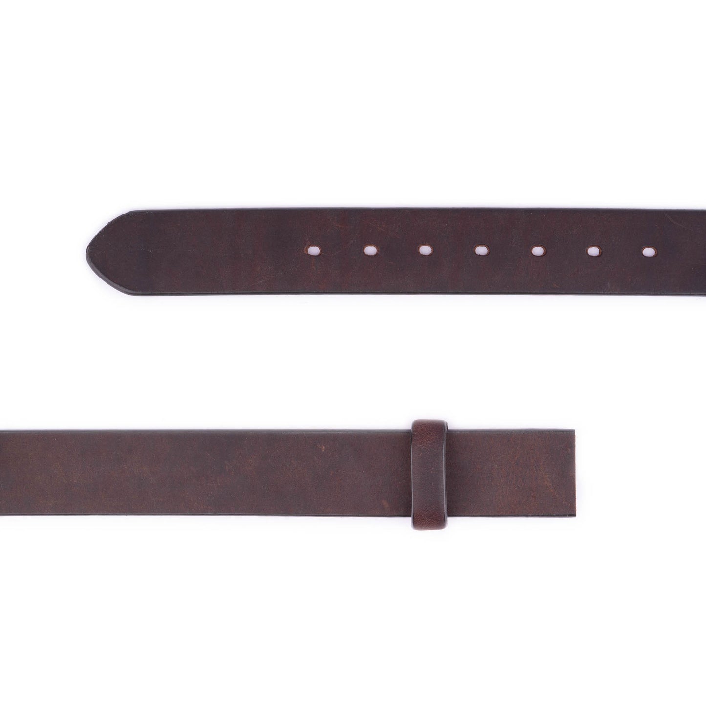 Brown Full Grain Leather Belt Strap For Ferragamo Clasp Buckles Womens Replacement