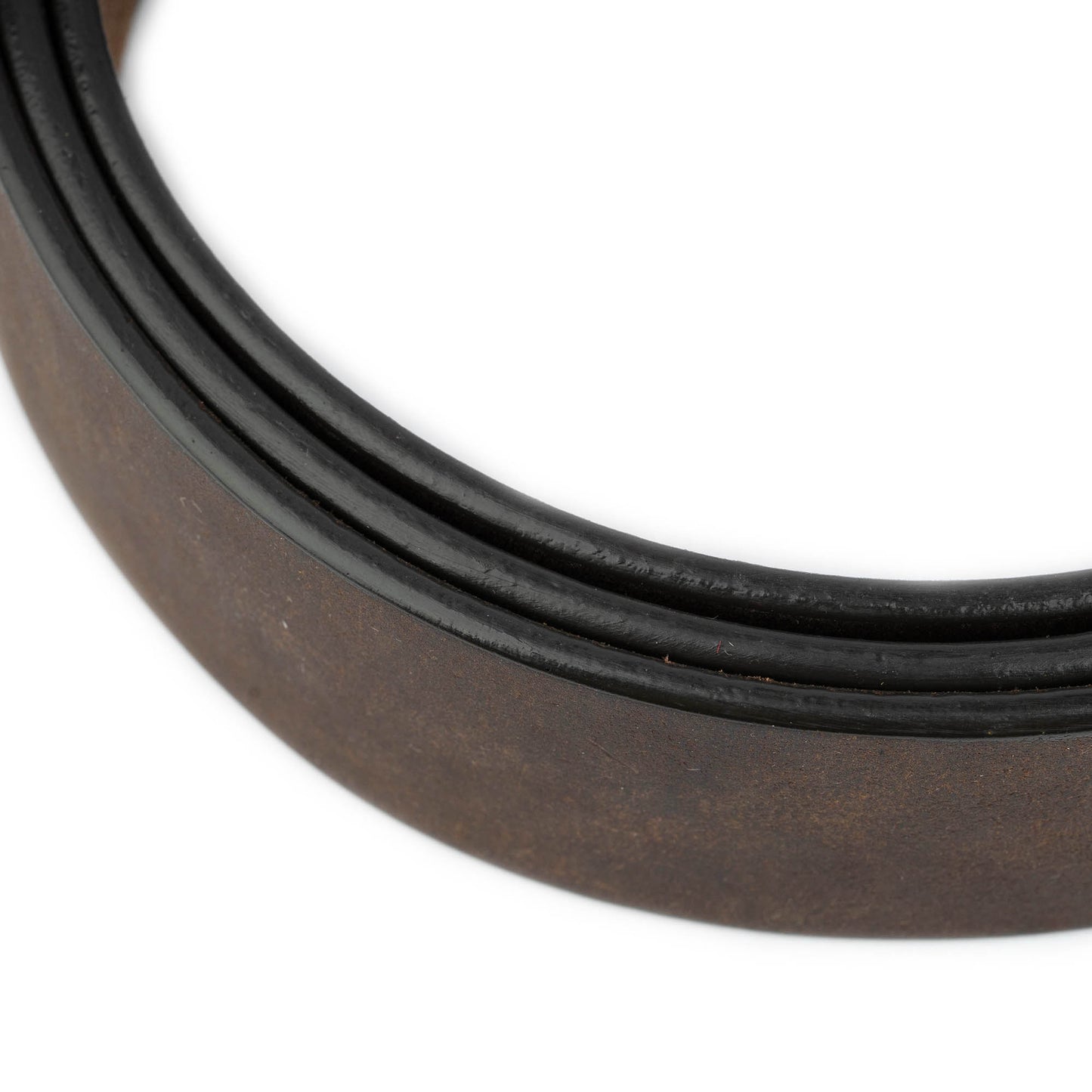 Brown Full Grain Leather Belt Strap for Designer For Ferragamo Womens Buckle Replacement