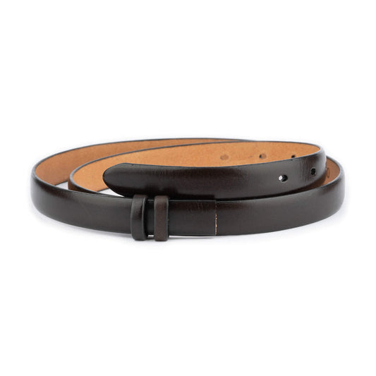 Brown Thin Strap For Ferragamo Womens Belt Buckle Replacement