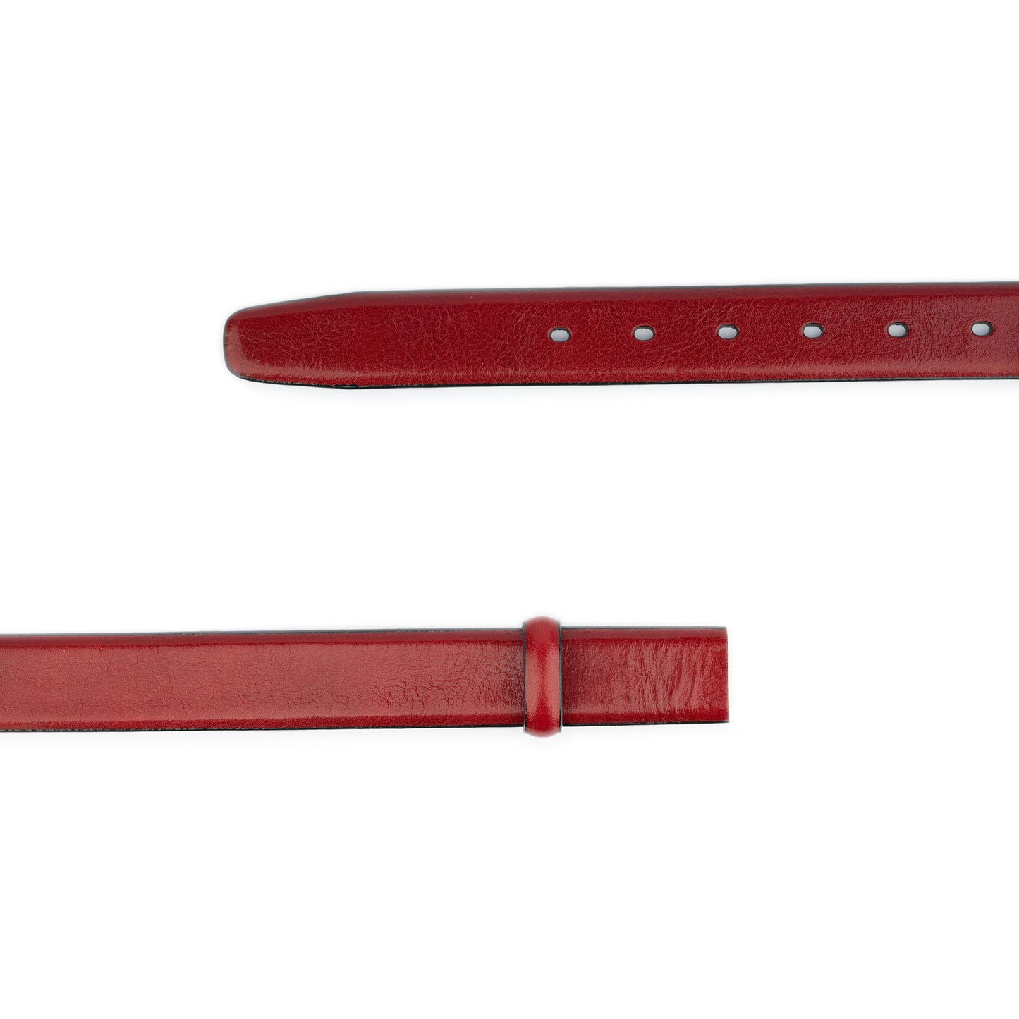 Burgundy Calfskin Belt Strap For Cartier Buckles Replacement 3.0 Cm