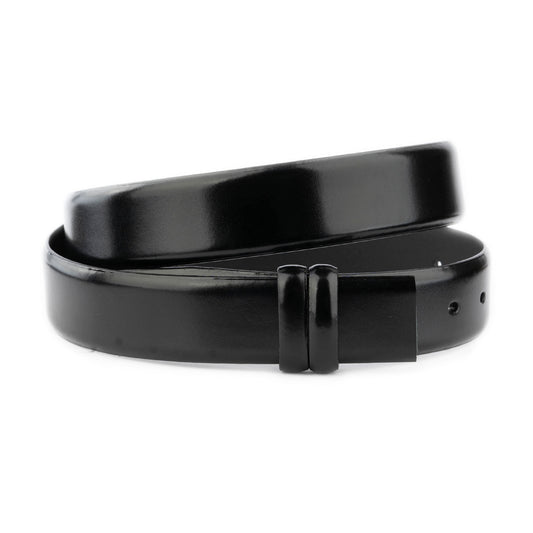 Classic Black Mens Belt Strap 3.5 Cm Quality Leather For Ferragamo Buckles