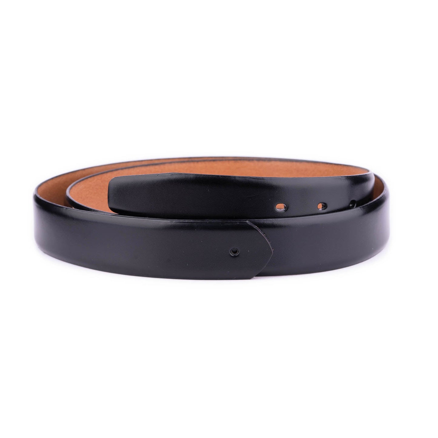 Classic Black Leather Belt Strap for Designer Montblanc Mens Buckle Replacement