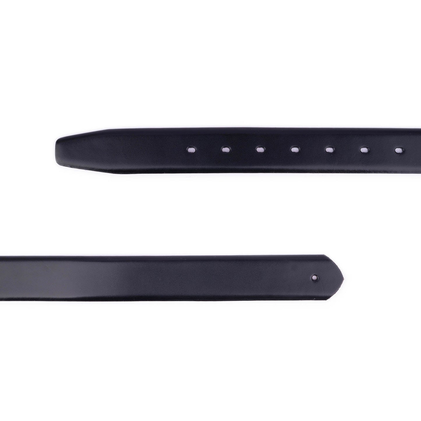 Classic Black Leather Belt Strap for Designer Montblanc Mens Buckle Replacement