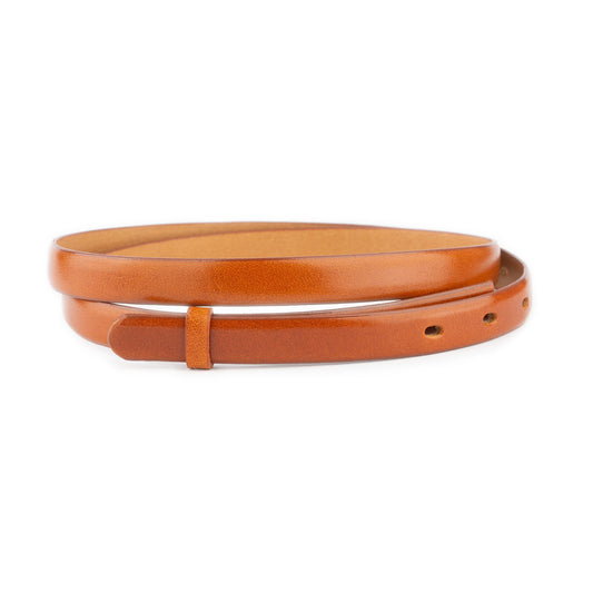Cognac Belt Strap For Dunhill Buckles 1.5 Cm Replacement Leather
