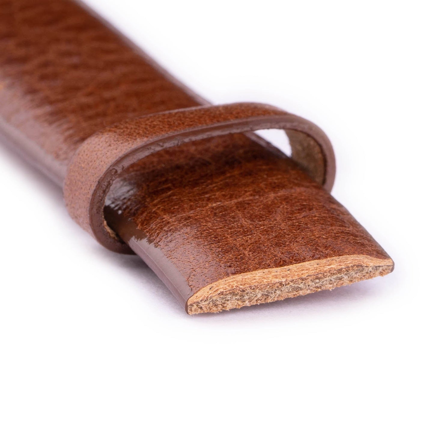 Cognac Leather Strap For Dunhill Womens Belt Buckle Replacement