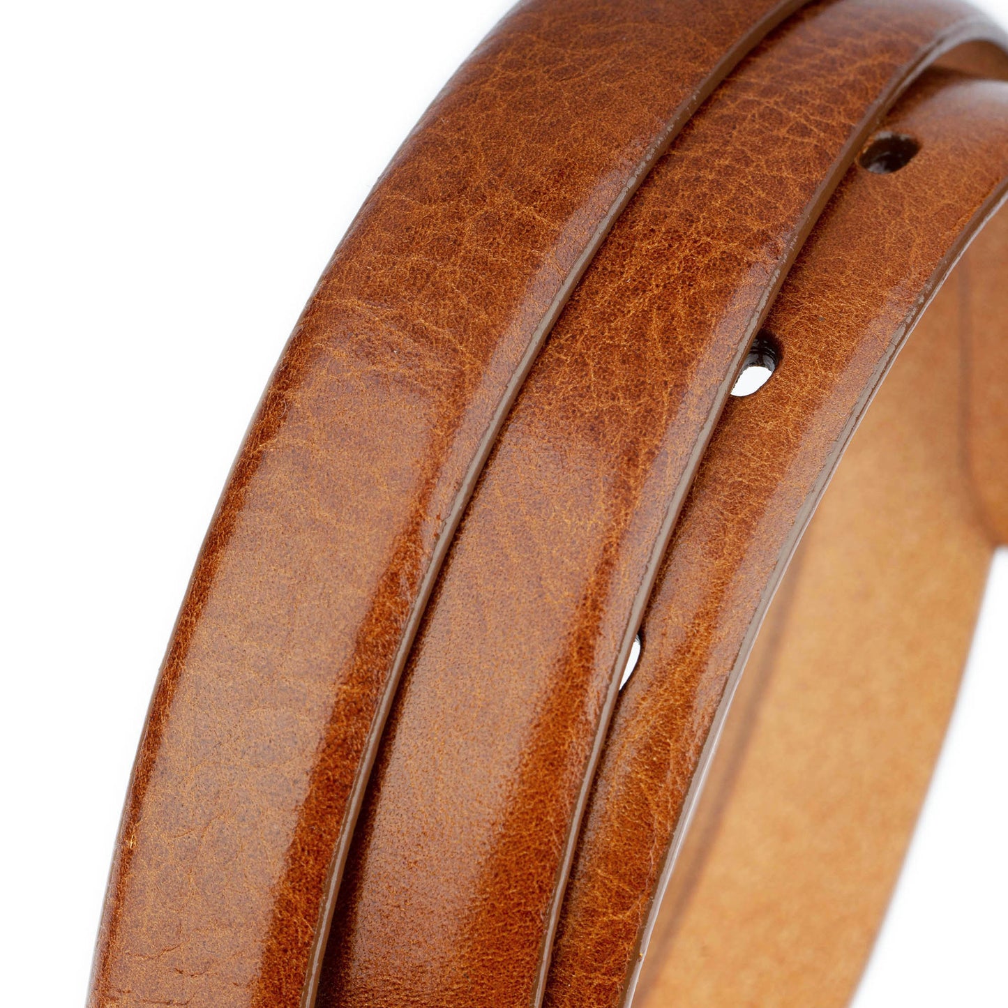 Cognac Leather Strap For Dunhill Womens Belt Buckle Replacement