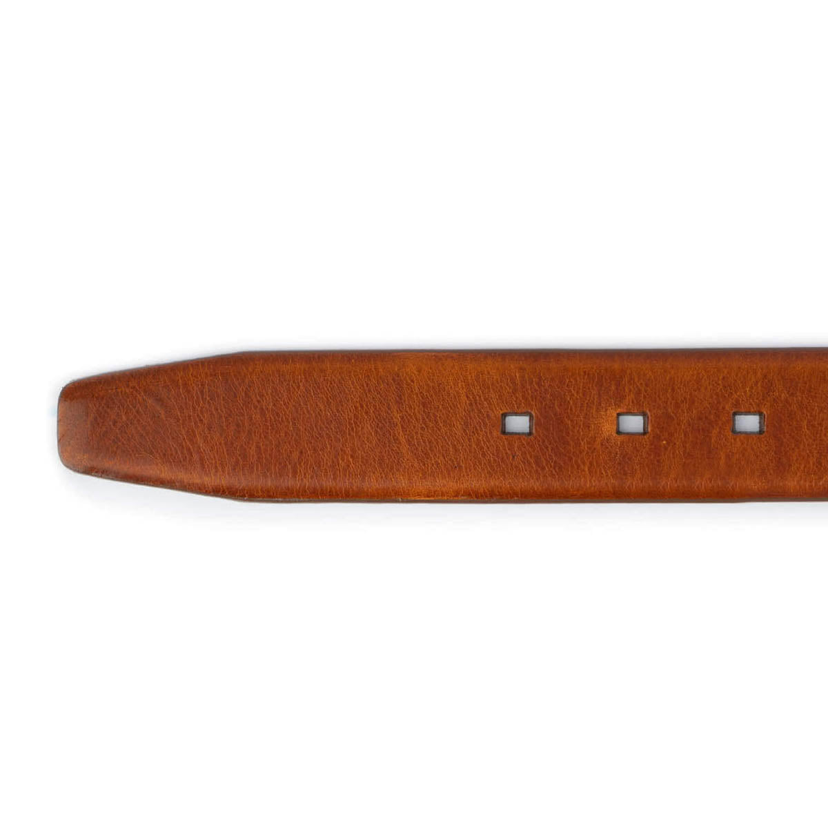 Cognac Leather Brown Strap For Ferragamo Buckle Mens Belt Replacement