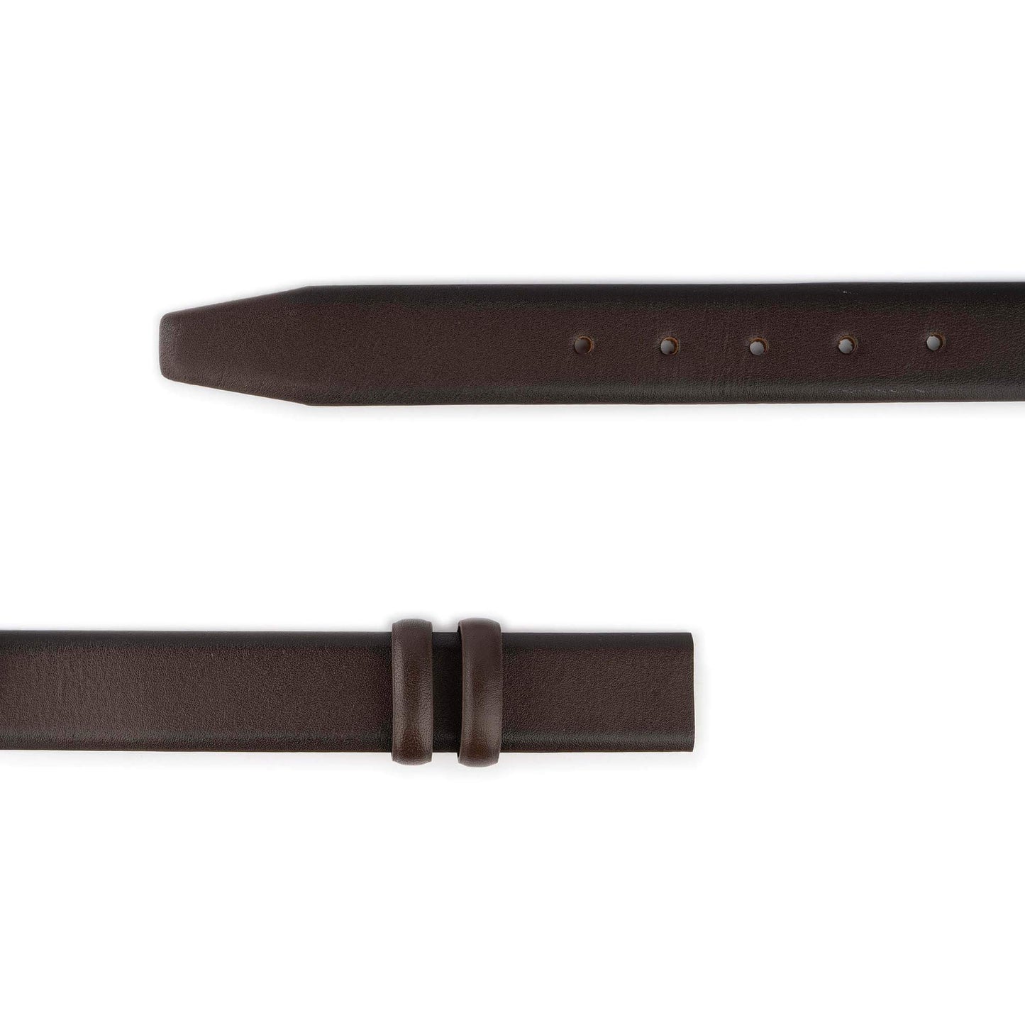 Dark Brown Belt Strap Without Buckle Replacement Leather For Cartier Buckles