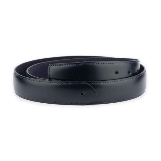 Dark Blue Belt Strap For Dunhill Mens Buckle Replacement Leather