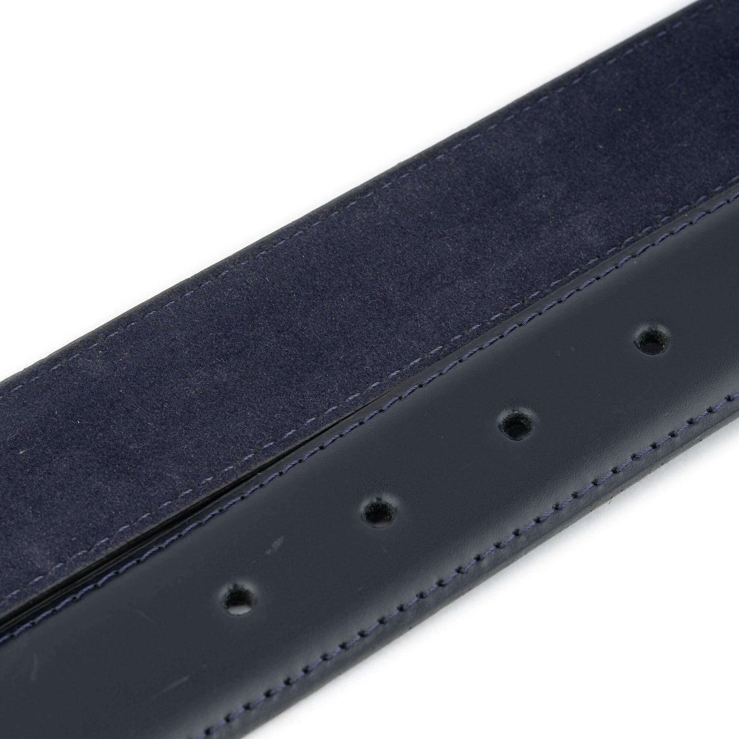 Dark Blue Belt Strap For Ferragamo Mens Buckle Replacement Leather