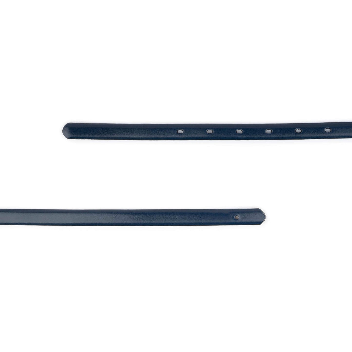 Dark Blue Skinny Belt Strap Replacement For Cartier Womens Buckle