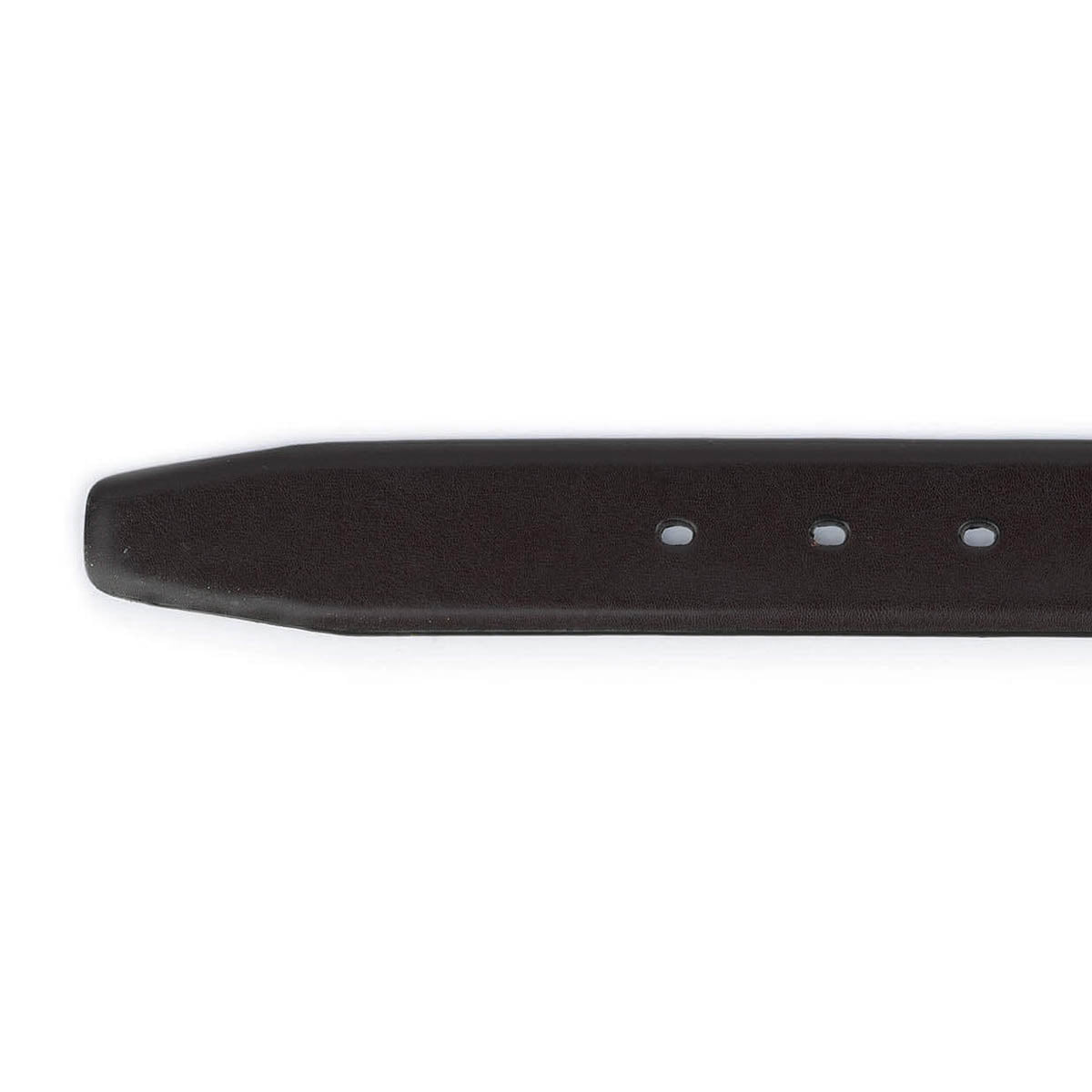 Dark Brown Belt Strap For Dunhill Real Leather Mens Replacement Premade Hole