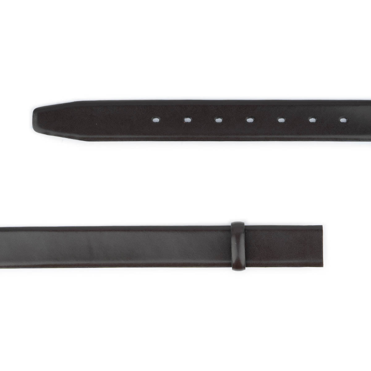 Dark Brown Mens Belt Strap For Montblanc Buckle Replacement Feather Edge