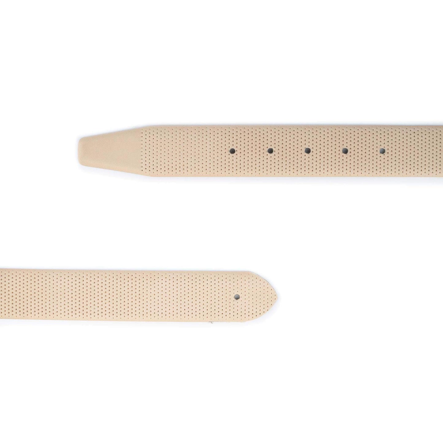 Dotted Beige Belt Leather Strap For Montblanc Buckles Replacement