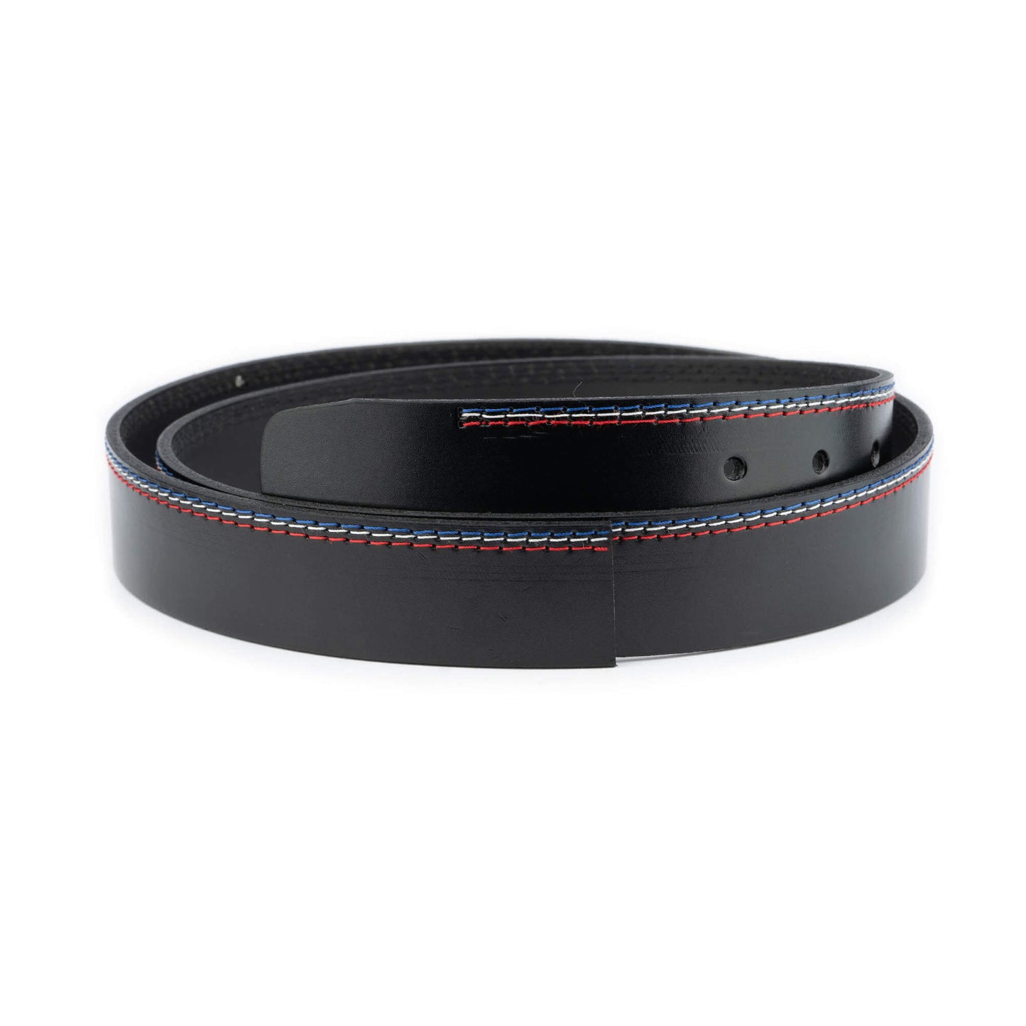 Fashion Mens Belt Strap Black Colorful Stitched For Ferragamo Buckle Replacement