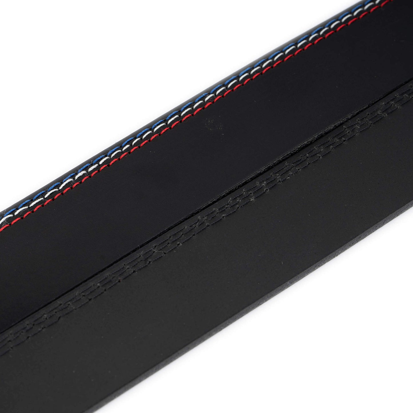 Fashion Mens Belt Strap Black Colorful Stitched For Montblanc Buckle Replacement