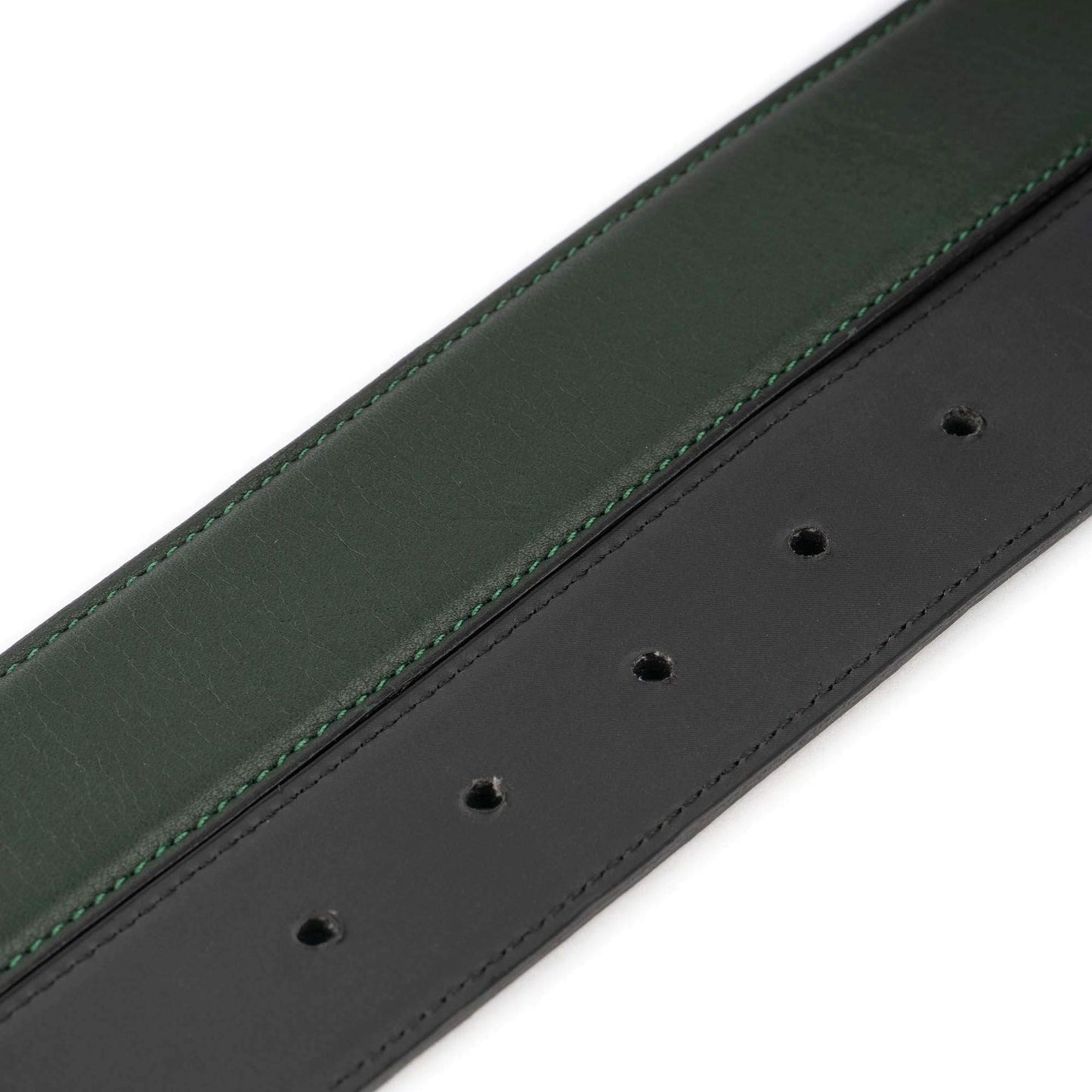 Forest Green Leather Replacement Belt Strap For Montblanc Designer Buckles